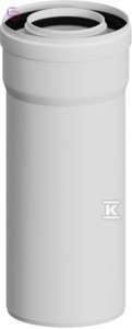 ONNLINE Rura kominowa koncentryczna PP-PP DN60/100 L2000mm z uszczelką EPDM