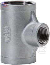 GEBO G316 Trójnik gwintowany stal nierdzewna redukcyjny 1 1/2" x 1"