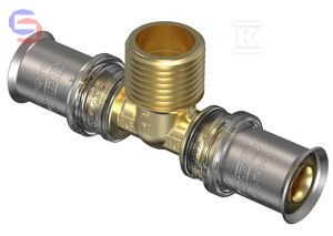 Wavin TIGRIS M5 Trójnik GZ fi16x1/2"x16 PVC