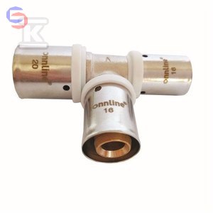 ONNLINE Trójnik redukcyjny zaprasowywany 25x20x20 mm profil U