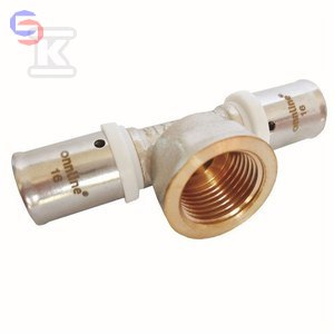 ONNLINE Trójnik zaprasowywany GW 20mm x 1/2" profil U