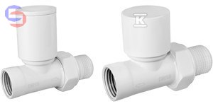 FERRO Zestaw Grzejnikowy Dekoracyjny Prost, Biały ZGB30WH 0,56kg