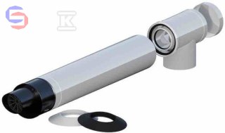 ONNLINE ZB-02 Zestaw kominowy koncentryczny DN 60/100mm 1,03x0,19x0,36m 3,34kg