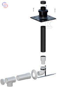 ONNLINE Zestaw przyłączeniowy kotła kondensacyjnego ZB-01 DN60/100mm 0.3x0.36x0.66m 3.5kg