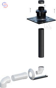 ONNLINE ZB-37 Zestaw przyłączeniowy kominowy DN60/100x80/125 mm 3.76kg