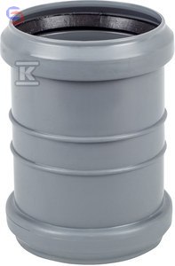 ONNLINE Złączka PP dwukielichowa HT 75 szara 0,09kg