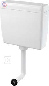 ALCA UNI DUAL Zbiornik WC Uniwersalny 3/6 L z Zaworem 3/8 cala