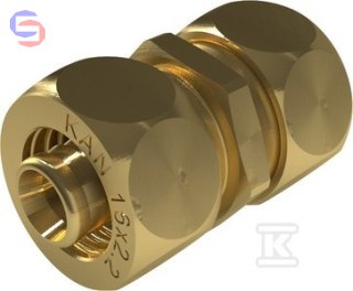 KAN-therm ULTRALINE Łącznik skręcany mosiężny 20 mm