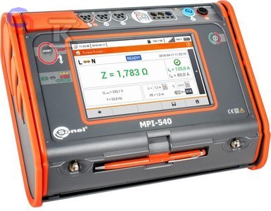 SONEL MPI-540 Miernik instalacji elektrycznej 8kg cęgi