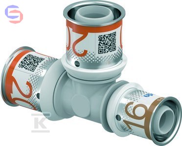 Uponor S-Press PLUS Trójnik Redukcyjny PPSU 20-20-16 MLC