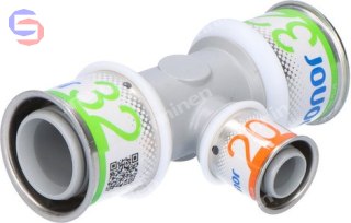 UPONOR S-PRESS PLUS Trójnik Redukcyjny PPSU 32-20-32 MLC
