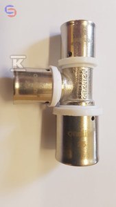 ONNLINE Trójnik redukcyjny zaprasowywany 40x25x40 mm