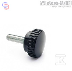 B.193/20 P-M6X10 POKRĘTŁO RADEŁKOWANE ELESA+GANTER