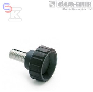 BT.16 P-M5X16-ESD-C POKRĘTŁO Z CHWYTEM ELESA+GANTER