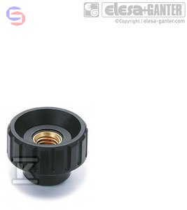 BT.20 FP-M6-ESD-C POKRĘTŁO Z CHWYTEM ELESA+GANTER