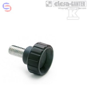 BT.20 P-M6X16-ESD-C POKRĘTŁO Z CHWYTEM ELESA+GANTER