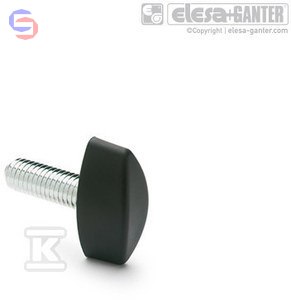 CT.476/48 P-M8X25 NAKRĘTKA MOTYLKOWA ELESA+GANTER
