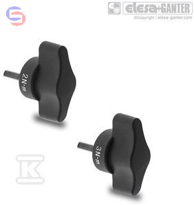 CTD.48 P-M6X25-2-C9 NAKRĘTKA MOTYLKOWA ELESA+GANTER