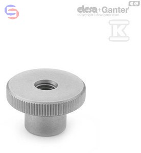 DIN 466-M10-NI NAKRĘTKA RADEŁKOWANA ELESA+GANTER