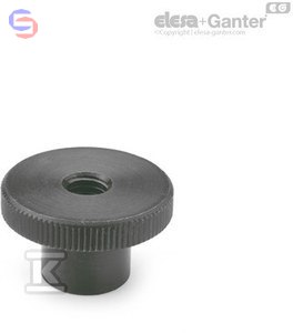 DIN 466-M3 NAKRĘTKA RADEŁKOWANA ELESA+GANTER