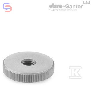 DIN 467-M3-NI NAKRĘTKA RADEŁKOWANA ELESA+GANTER
