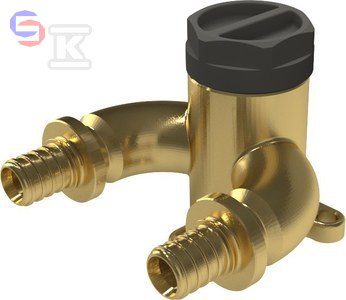KAN-therm ULTRALINE Kolano ścienne U GW 20 Rp1/2" mosiężne