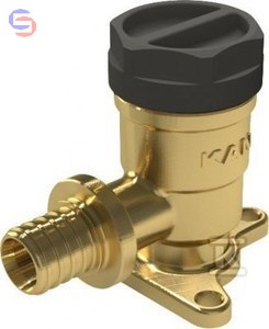 KAN-therm ULTRALINE Kolano ścienne mosiężne 16 Rp1/2" L=52.5mm