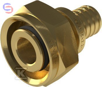 KAN-therm ULTRALINE Śrubunek mosiężny 14 GW G3/4