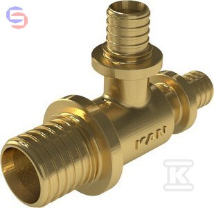 KAN-therm ULTRALINE Trójnik mosiężny redukcyjny 25/20/20 mm