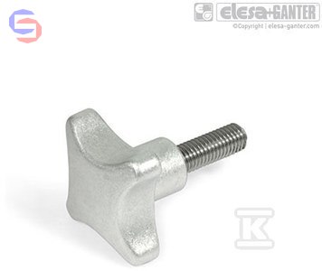 GN 6335.5-AM-40-M8-40 POKRĘTŁO GWIAŹD ELESA+GANTER