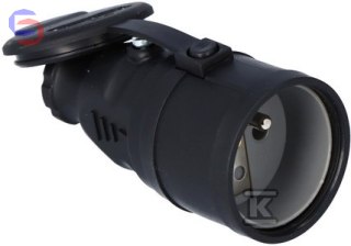 ONNLINE NOVA Gniazdo gumowe przenośne czarne 0.07kg