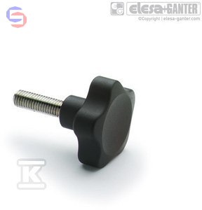 VC.692/40-SST-P-M8X45 POKRĘTŁO PEŁNE ELESA+GANTER