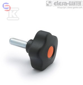 VCT.43 P-M6X25-SOFT-C2 POKRĘTŁO ELESA+GANTER