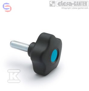 VCT.43 P-M6X25-SOFT-C5 POKRĘTŁO ELESA+GANTER