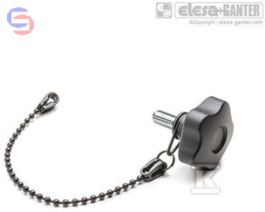 VCT.50 P-M10X30-LP-C9 POKRĘTŁO Z ZABEZ ELESA+GANTER