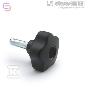 VCT.66 P-M12X50-SOFT-C9 POKRĘTŁO ELESA+GANTER