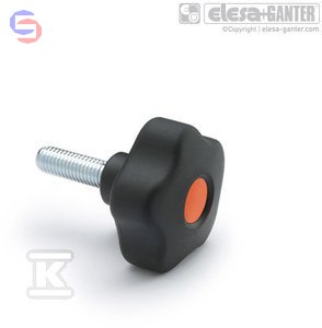 VCT.77 P-M12X30-SOFT-C2 POKRĘTŁO ELESA+GANTER