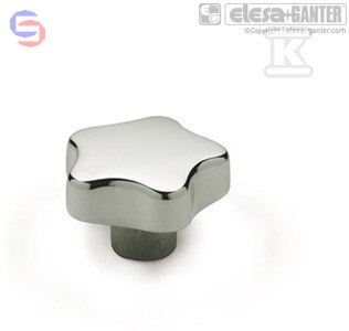 GN 5336-40-M8-D-PL POKRĘTŁO ALUMINIOWE ELESA+GANTER