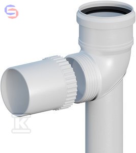 ONNLINE KOLANOSYS.PP SK.87° DN80 L500mm EPDM