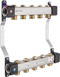 KAN-therm MANIFOLDS INOX FLOW Rozdzielacz 9 obwodów 0.37x0.55m 4.17kg