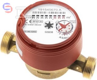 BMETERS GSD8-I Wodomierz jednostrumieniowy DN15 Q3=2,5 Tmax90°C