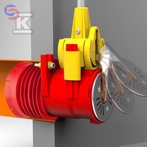 KARMAT Zasuwa burzowa PP DN200 typ0 z wyjmowaną klapą