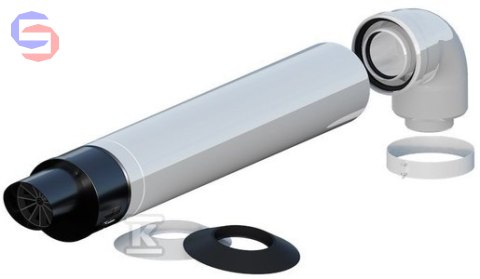 ONNLINE ZB-13 Zestaw kominowy przyłączeniowy DN60/100mm 1.03x0.19x0.36m 3.14kg