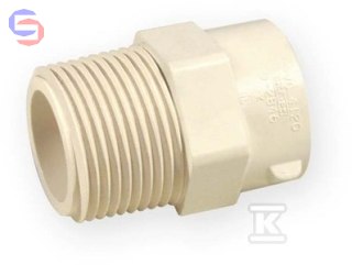 NIBCO Złączka wkrętna KW/GZ PVC-C 1 1/4" 0,048kg