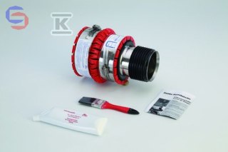 FUNKE BI-Adapter Sztywny DN 150 złącze VPC 125 do rur nieokrągłych