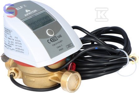 APATOR-POWOGAZ ELF2 Ciepłomierz kompaktowy DN15 Qn0,6 L110