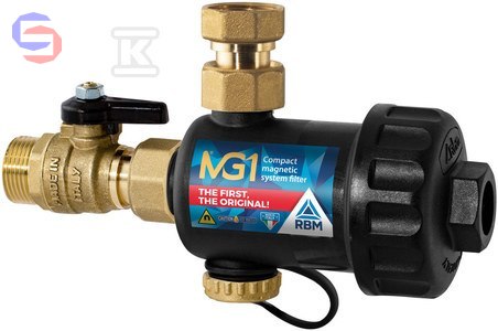 RBM FILTR MAGNETYCZNY MG1 3/4'' Czarny 0,61kg