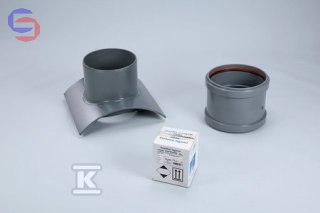 KOMPLET MONTAŻ. KG DN/OD 160 SZARY FUNKE