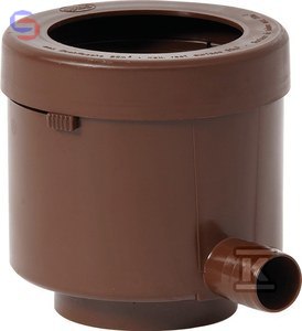 ŁAPACZ DESZCZ. DE LUXE DN70-100 BRĄZ GRAF