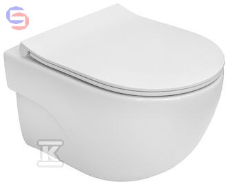 ROCA MERIDIAN COMPACTO Miska WC wisząca 36x48 cm Rimless + deska duroplast